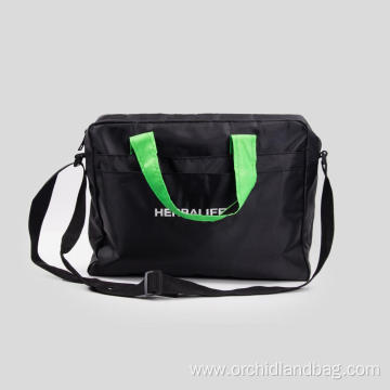 Black Nylon Laptop Bag in promotion